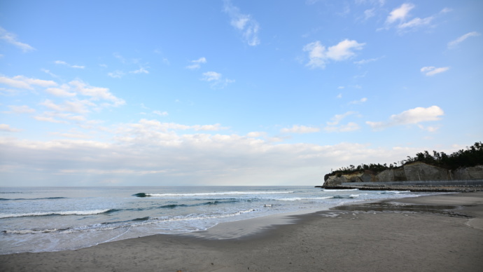 相馬市のカゲスカ海岸