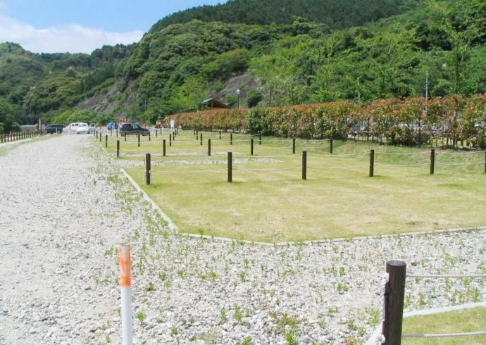 道の駅大和オートキャンプ場のキャンプスペース