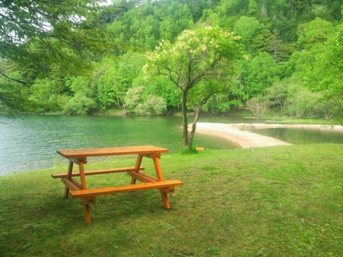 避暑地、菅沼キャンプ村