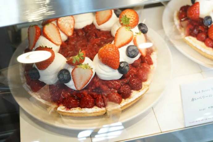 東京都世田谷区のSunday Brunch 下北沢店にあるケーキのショーケース