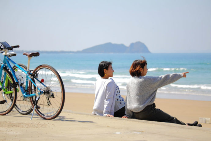 福岡県糸島市の野北海岸