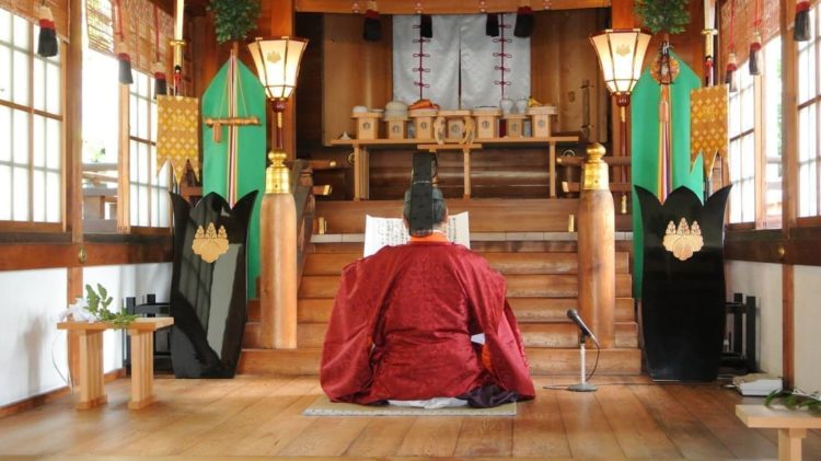 田縣神社で執り行われている神前結婚式の流れや所要時間