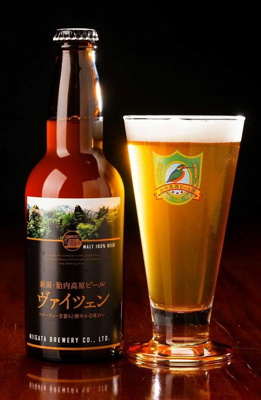 胎内高原ビール園の胎内高原ビール ヴァイツェン