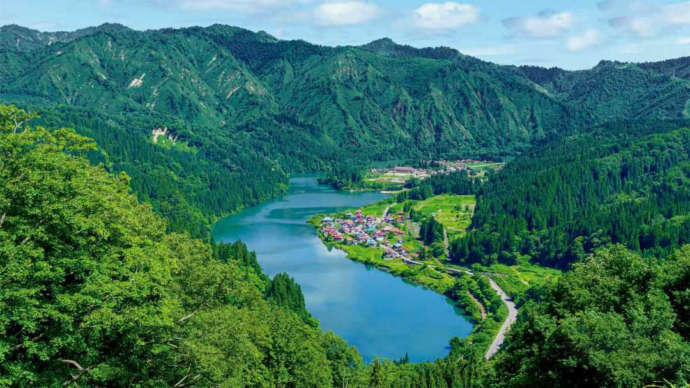 景勝地である太志地区の様子