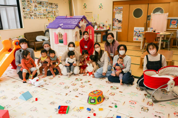 高原町の子育て支援センターの様子