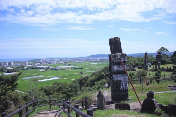 高鍋大師から見える高鍋町のまちなみ