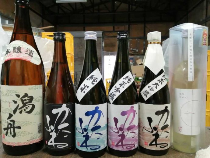 竹田酒造店の「かたふね」ラインナップ