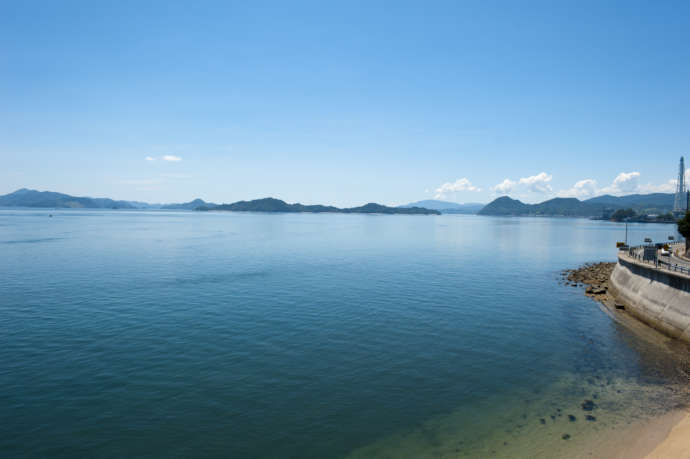 竹原市の海岸の写真