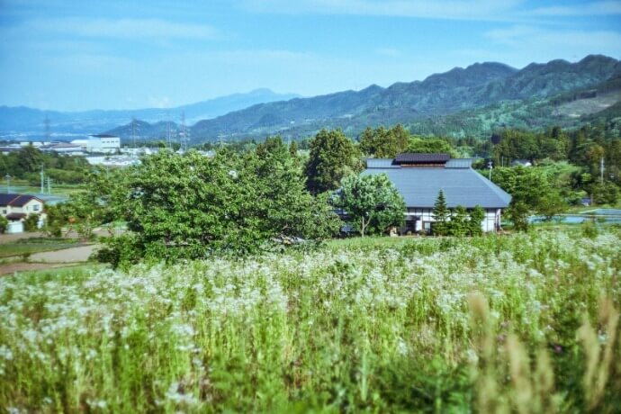 道の駅たくみの里の周辺の景色