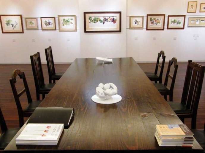 玉村豊男ライフアートミュージアムの展示室