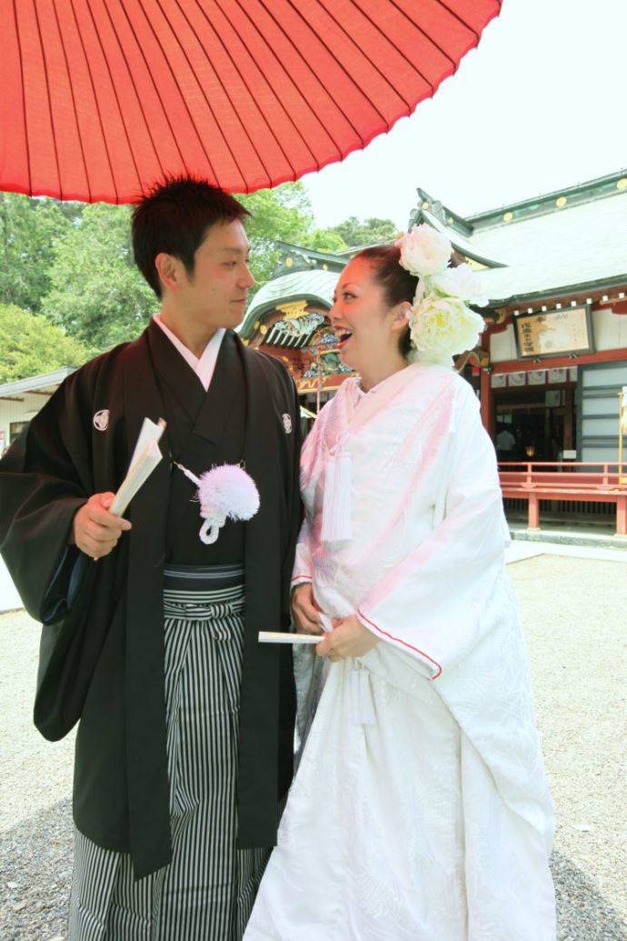 群馬県佐波郡の玉村八幡宮の神前結婚式