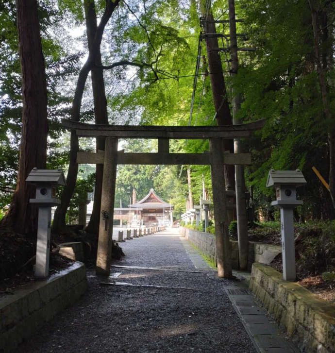 田村神社の第三鳥居