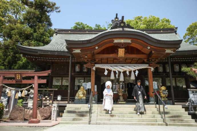 讃岐國一宮田村神社の神前式を行う宇都伎社