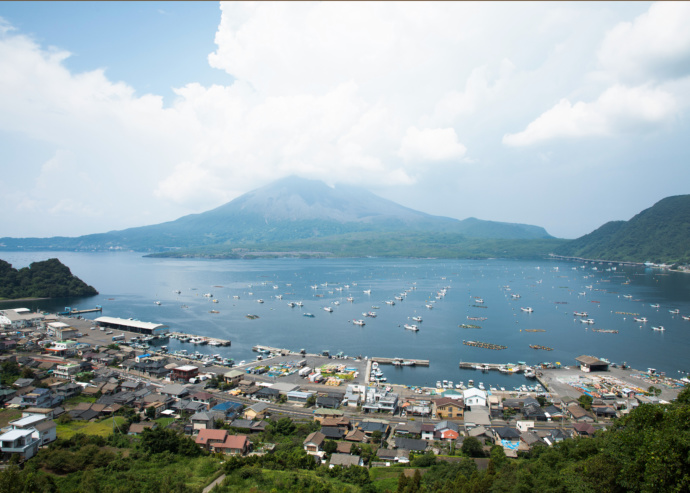 鹿児島県垂水市にある海潟漁港