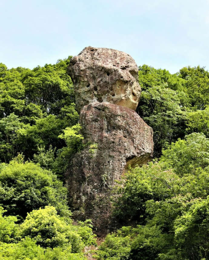 時津町の継石坊主