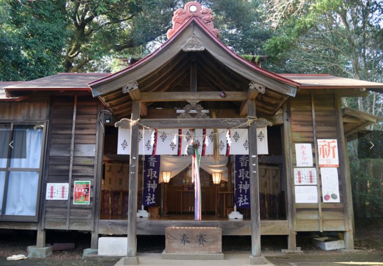 千葉県富里市にある富里香取神社の外観