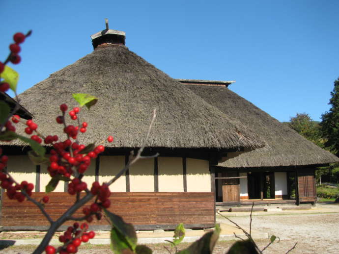 遠野ふるさと村の秋の風景