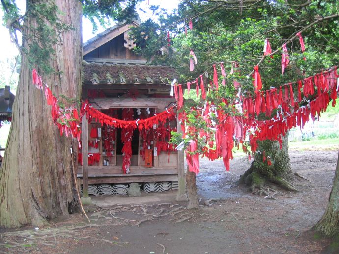 遠野市のめがね橋周辺の観光スポット「卯子酉神社」