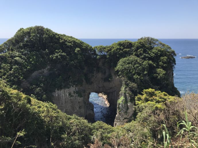 白山洞門の風景