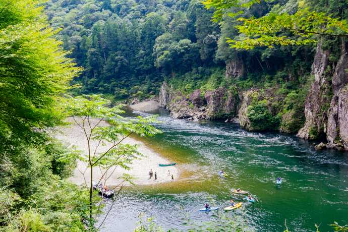 十津川村の瀞峡