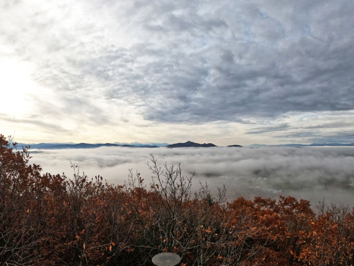 当麻町の当麻山からの景色