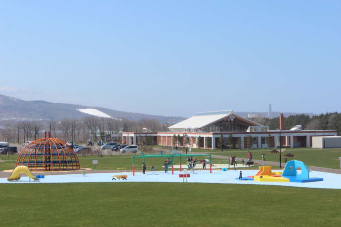 オホーツク流氷公園の遊具エリア