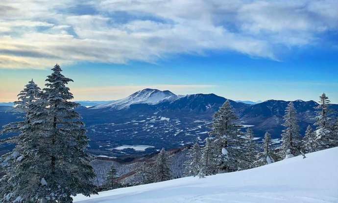 スノーシューツアーで見られる美しい風景