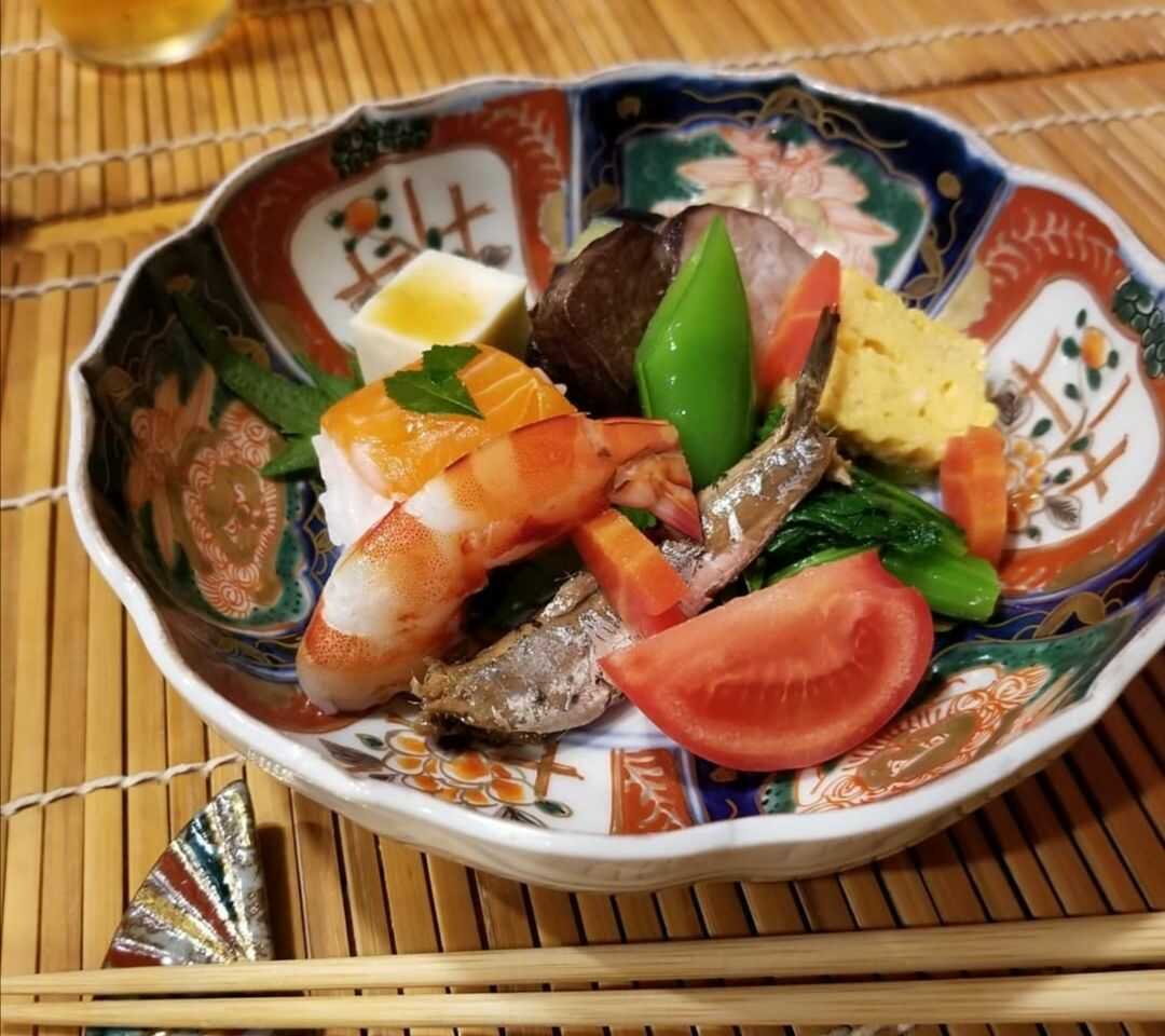 水鳥屋鶴に橘の料理