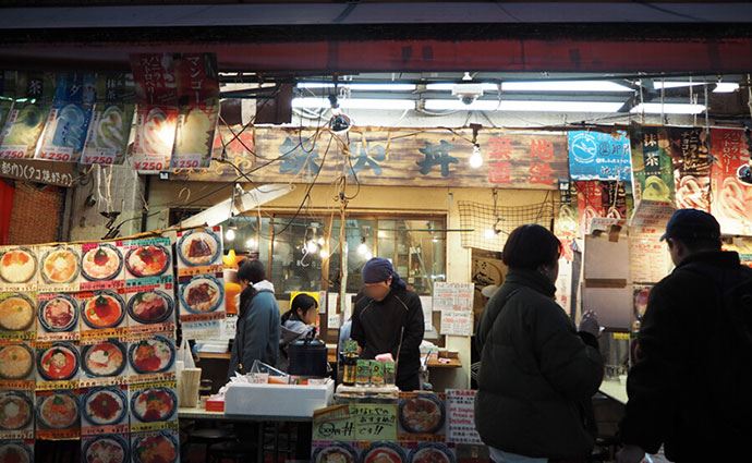 アメ横デートの締めにみなと屋で晩御飯