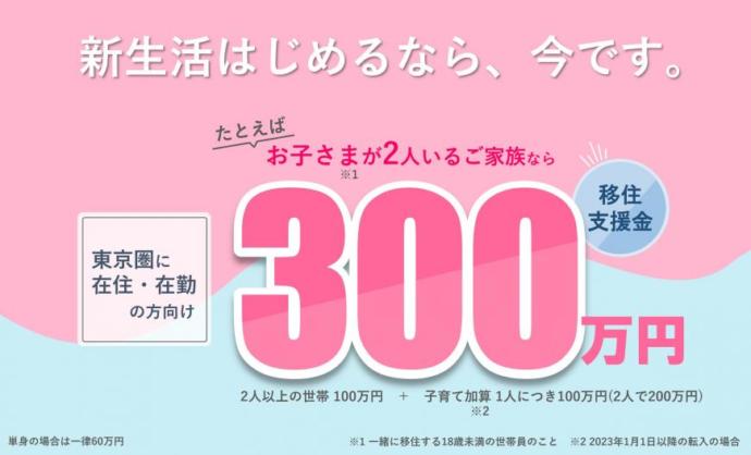 東京圏からの移住支援金