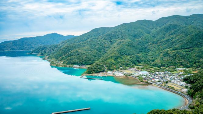 宇検村の山と海