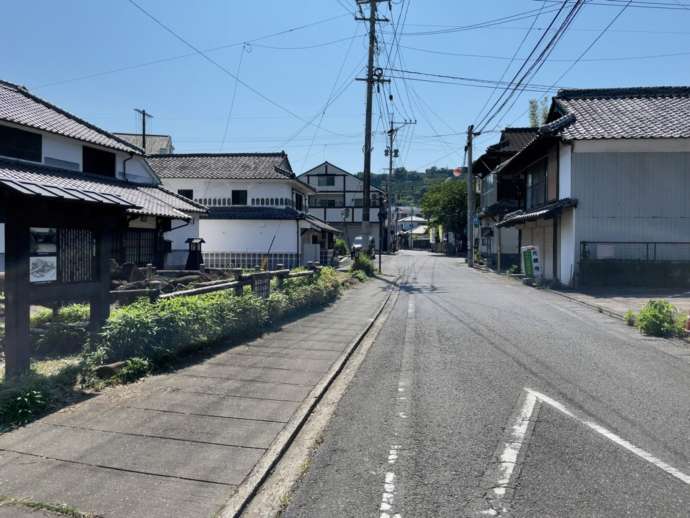 宇城市松合地区の街並み