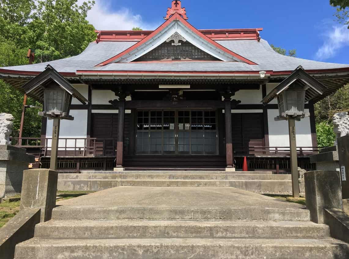 北海道浦河郡にある浦河神社の外観