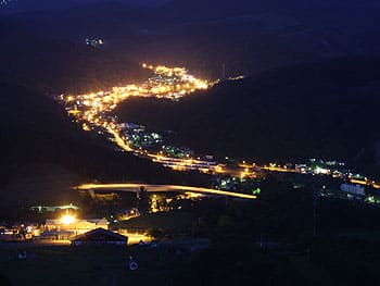 歌志内市の夜景