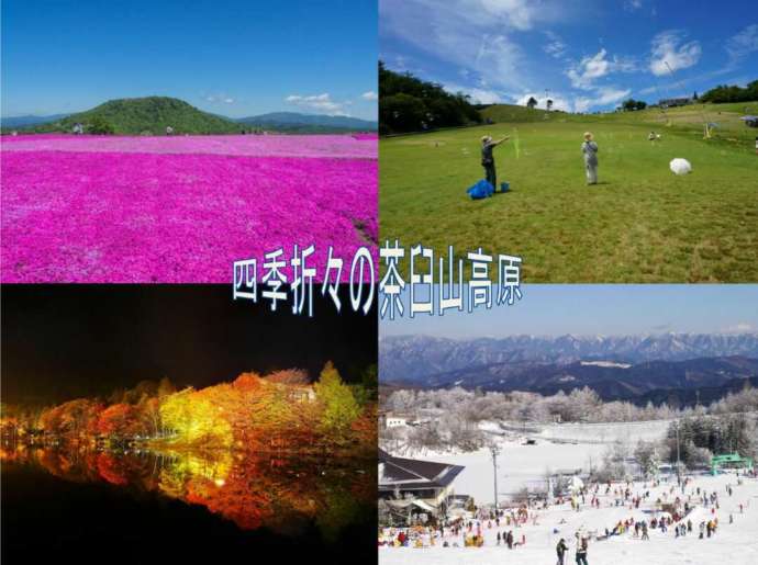 四季折々で美しい景観が魅力の茶臼山高原