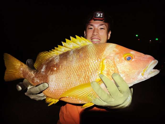 三宅島の海で釣りを楽しむ様子