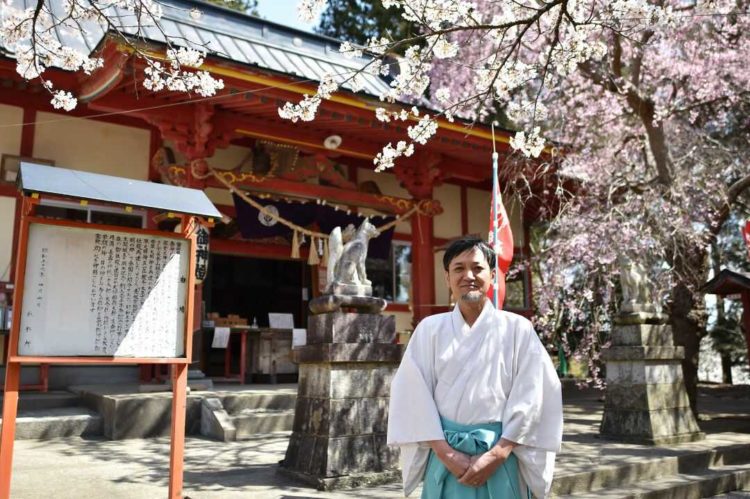 宮城県登米市にある若草稲荷神社の宮司