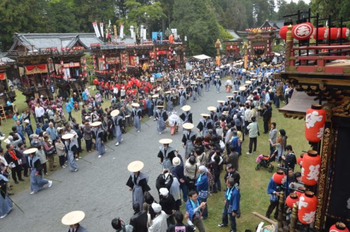 馬見岡綿向神社の紹介・春の例大祭である日野祭について