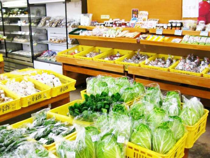 道の駅清流茶屋かわはらで販売されている野菜