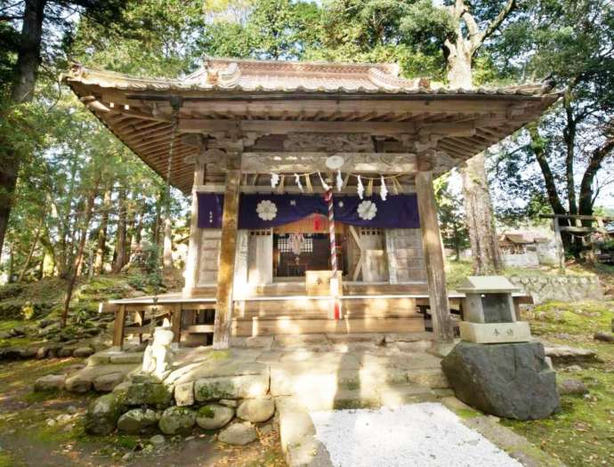 八上姫を祀っている売沼神社