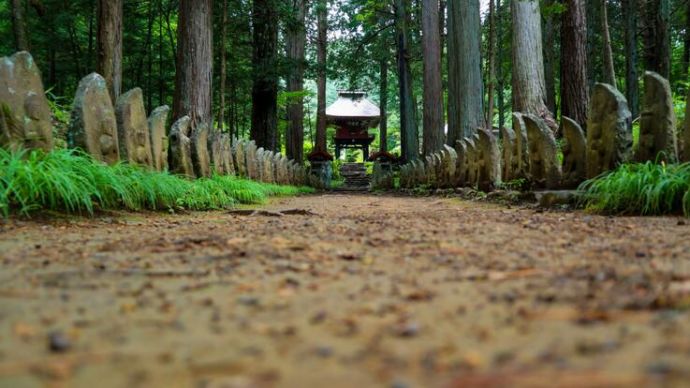 清水高原の清水寺までの参道・古道