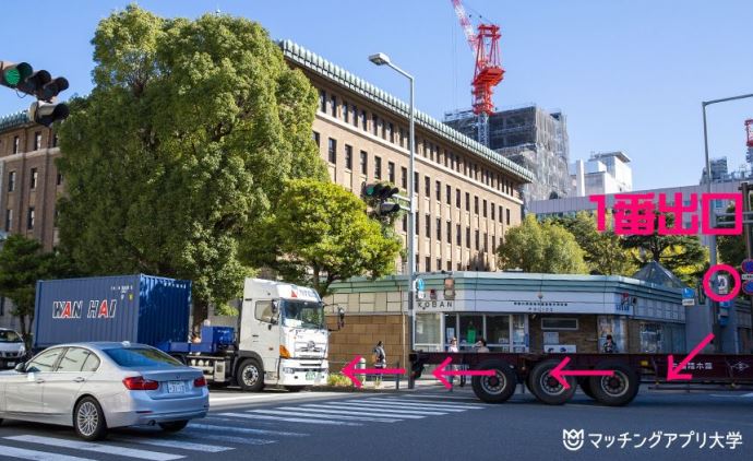 日本大通り駅1番出口