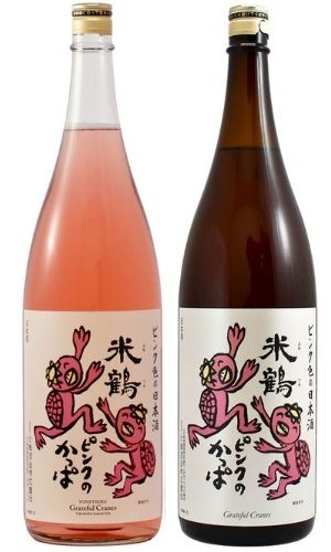 米鶴ピンクのかっぱ純米酒