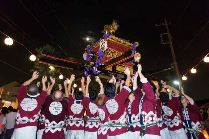 吉川八坂祭りの様子