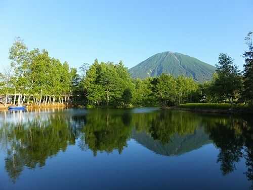 ヨウテイアウトドアから見える羊蹄山