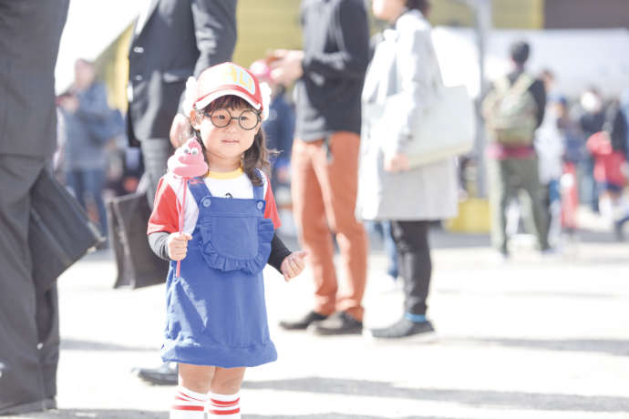 熊本県湯前町のゆのまえ漫画フェスタに参加する子ども