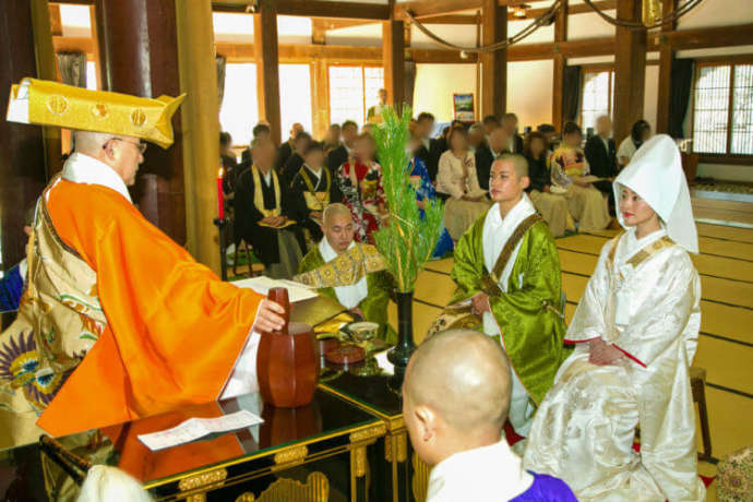 光明寺の仏前結婚式