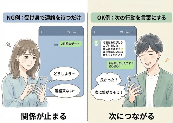 受け身になりすぎず、次の行動を言葉にする