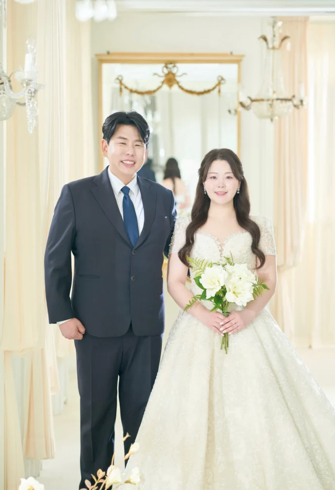 韓国で撮影したあいさん夫婦のウェディングフォト