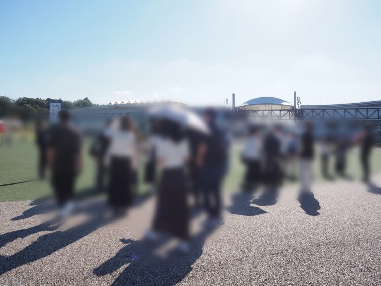 「モリコロパークde大規模婚活2024」でのスタンプラリーの様子